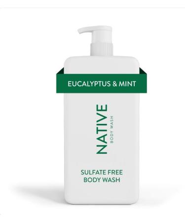 Native Body Wash with pump- Eucalyptus & MintSulfate Free - 36 oz