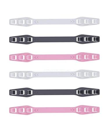 6PCs adjustable anti-slip ear handles Extension hook ear pain prevention lanyard buckle holder Accessory-frequency 6 PCs random color random color France 6 pieces