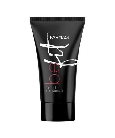 FARMASi Be Fit Tinted Moisturizer 03-DARK Lightweight Hydrating Face Cream with Natural Coverage Evens Skin Tone for a Fresh No-Makeup Look Enriched with Plant-Based Moisturizers 50ml/1.69flOz