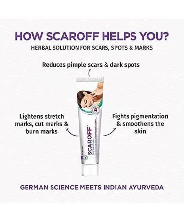 Herbal Removal Cream for Pimple Marks & Dark Spots - 3% Onion Paraben & EDTA Free | 15g Blemish & Stretch Mark Treatment - Buy Online on GoSupps.com