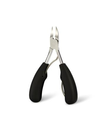 BANDKIT Nail Clipper Toenail Cutters Anti-Splash Ingrown Paronychia Correction Pedicure Dead Skin Scissors Trimmer Care Manicure Tools(Black ABS)