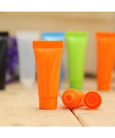 24 Pack 5ml Empty Refillable Plastic Tubes for Shampoo Shower Gel Body Lotion - Random Colors - Buy Online on GoSupps.com