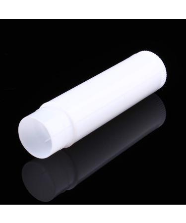 Empty lipstick container 100PCS 5ml white empty lipstick lip balm container made of safe and high quality PP material