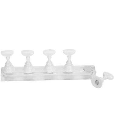 Alupre Magnetic Nail Tip Practice Stand Professional False Nail Holder for Gel Polish Display & Manicure Tool Perfect for Nail Art Enthusiasts - Buy Online on GoSupps.com