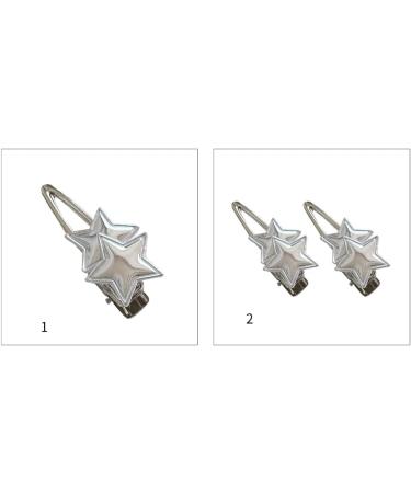 JSGHGDF Metallic Shape Hair Clip Spring Hair Clip for Woman Taking Photo Shopping Travel n-slip 1 pair - Buy Online on GoSupps.com