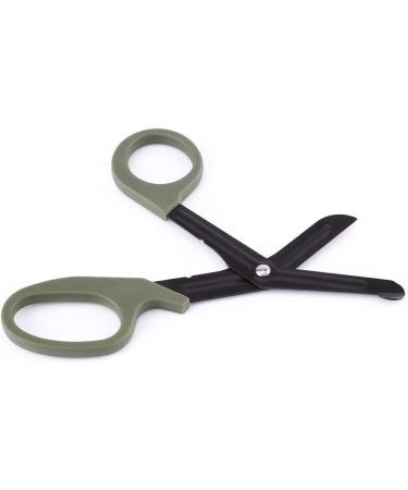 Medical Bandage Scissors 7 Emergency EMT Trauma Shears - Combat Tactical Tourniquet Kit for Paramedic First Aid - Green - Buy Online on GoSupps.com