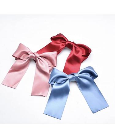 Ericotry 3X Large Satin Hair Loop Clips - Soft & Silky Hair Accessories for Women & Girls (Random Colors) - Buy Online on GoSupps.com