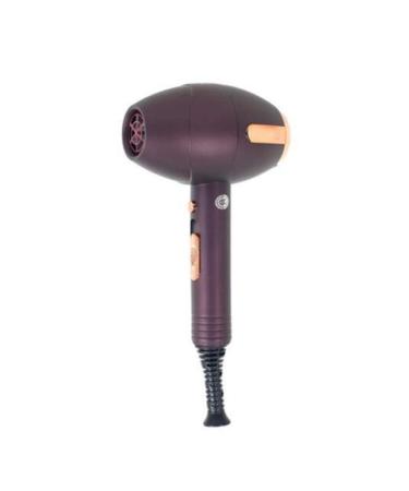 Hairdryer Professional Ionic Hair Dryer 2000W Powerful AC Motor Salon Fast Blow Dryers 3 Heat 2 Speed Settings Low Noise Hair Dryer with Hair Diffusers and 2 Nozzle for Home and Salon Blue Small Gift Brown