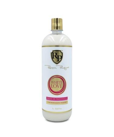 Robson Peluquero White Love Formaldehyde Free Treatment Cream Anti Frizz Shine and Straightening 1L/35.2 fl.oz