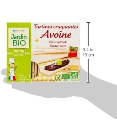 Jardin BiO tic - Crunchy toasts Gluten free oats 150g - Buy Online on GoSupps.com