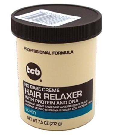 Tcb No Base Hair Relaxer Creme Super 7.5oz - Professional Strength Formula - Buy Online on GoSupps.com