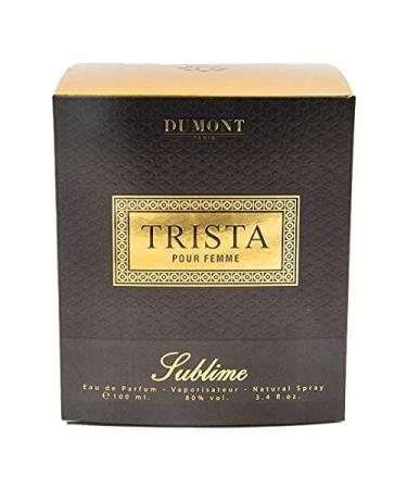Dumont TRISTA SUBLIME POUR FEMME - 3.4oz - Perfume for Women - Floral Feminine Woody Musk & Romantic Scent - Long Lasting Cologne Mist & Body Spray - for Her - Buy Online on GoSupps.com