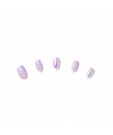 Lala Nail - Natural Long Gel Nails 30 pcs (Lavender Fragrance) - Buy Online on GoSupps.com
