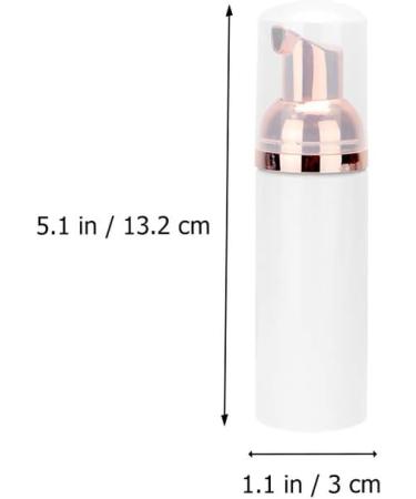 Beaupretty Plastic Foam Dispenser Bottle 6pcs (Rose Gold) - Refillable Foaming Soap & Airless Lotion for Travel - Buy Online on GoSupps.com