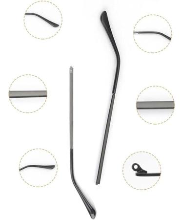 Jingyun Replacement Glasses Arms - Durable Plastic Temple Frame for Adults - F04 - Buy Online on GoSupps.com