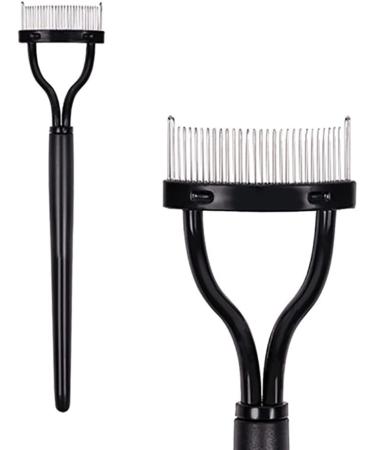 Verdant Touch Eyebrow Brush Portable Steel Eyelash and Eyebrow Comb Brush Foldable Lash Separator Cosmetic Tool - Buy Online on GoSupps.com