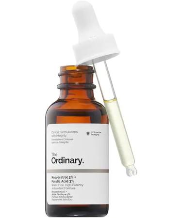 The Ordinary Resveratrol 3% + Ferulic Acid 3% Antioxidant Serum 30ml - Buy Online on GoSupps.com
