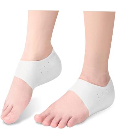 FOMIYES Height Increase Insoles - 2 Pairs Invisible Detachable Heel Pads for Unisex | Skin-Friendly Comfort - Buy Online on GoSupps.com