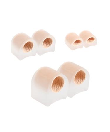 Gel Toe Spreader for Men & Women - 3 Pairs Fabric Toe Correction Pads for Hammer Toe & Overlapping Toe Pain Relief - Buy Online on GoSupps.com