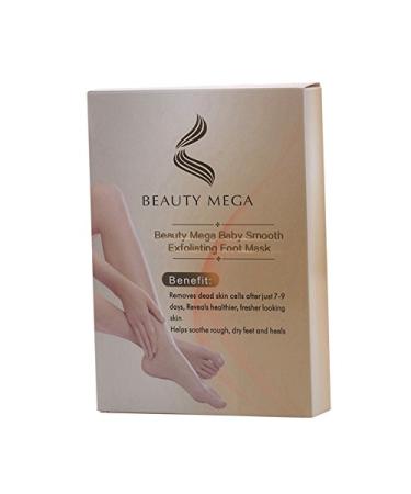Beauty Style Home Use Foot Peel Mask Exfloliating Callus Remover (2 Pairs Per Box)
