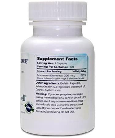 Dr. Clark SelenoExcell Selenium Supplement 200mcg - 100 Capsules - Buy Online on GoSupps.com