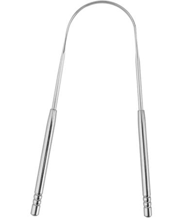Mingqian Stainless Steel Tongue Scraper Set - 2 Pieces with Metal Storage Box | Fresh Breath & Mouth Care - Multicolor - Buy Online on GoSupps.com