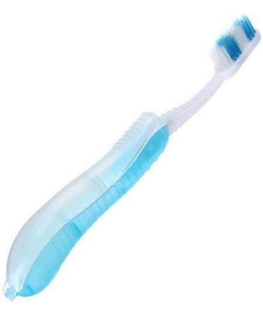 Genetic 10PC Foldable Travel Toothbrush Set | Soft Bristle Mini Toothbrushes for Sensitive Gums | Portable Compact Design for Camping & Travel - Buy Online on GoSupps.com