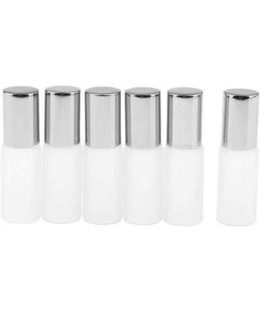 Buy Baosity Set of 6 Glass Roll-On Bottles (5ml) - Perfect for Essential Oils & Deodorants - Silver Empty Refillable International Shipping Available - Buy Online on GoSupps.com