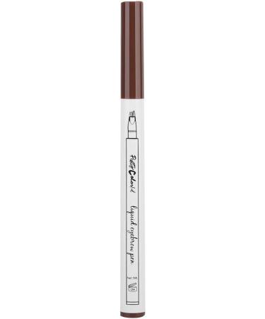 Liquid Eyebrow Pencil Eyebrow Pencil Four Forks Long Lasting Liquid Eyebrow Pen Waterproof Pencil (1# dark brown mocha color) - Buy Online on GoSupps.com