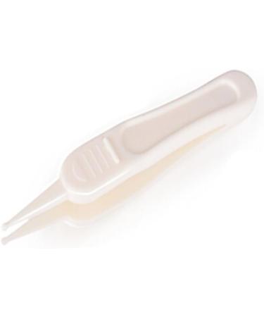 Healifty Kids Nose Tweezers Cleaning Nipper Plier - 2PCS Children Care Cleaner for Babies' Nose, Belly Button, Ears - White Clean Tool - Buy Online on GoSupps.com