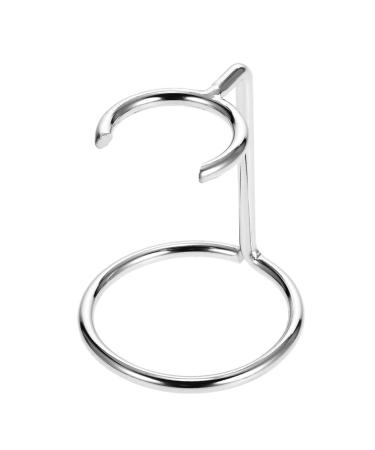 Buy Silver 1 Piece Metal Shaving Brush & Razor Holder - Essential Men's Shaving Tool for Storage & Organization - Buy Online on GoSupps.com