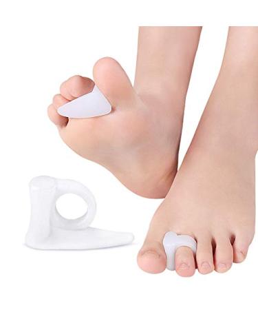 Thumb orthosis 2 pieces large toe separator for correction of bones silicone gel foot finger protection bale tike adjuster foot massager pedicure