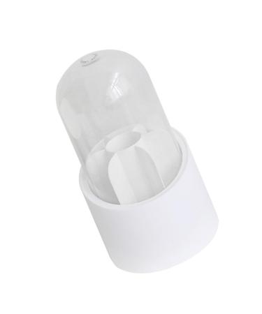Rotating Dust Brush Storage Multi-Purpose White Rotating Dust Brush Holder with Large Capacity for Bedroom for Office