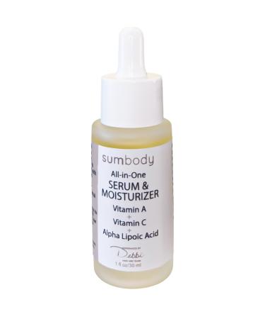 Serum & Moisturizer in One Squalene Vitamin E A & C Bakuchiol Oil Retinol-Like Effects Alpha Lipoic Acid Jjojoba Visibly Plumps & Reduces Fine Lines Dry Skin Sensitive Skin Safe