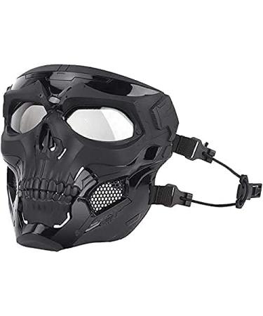Tactical Skull Mask & Fast Paintball Helmet Set for Full-Face Protection in Paintball & CS Games - BK - Buy Online on GoSupps.com