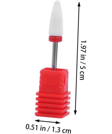 Beaupretty Drill tools manicure tools nails drill bits nail tools nail accessories electric tool electrical tools nail grinding head nail drill bits manicure drill bits set Accessories medium Red - Buy Online on GoSupps.com