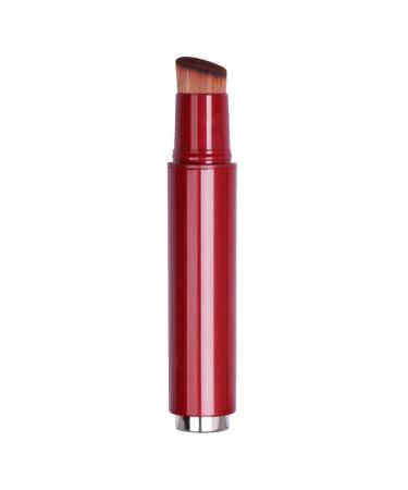TOVINANNA Retractable Makeup Brush Small Mini Makeup Brush Multifunction Foundation Brush Blush Brush Travel Lip Brush Foundation Blending Powder Brush Red 16.00X2.00X2.00CM Red