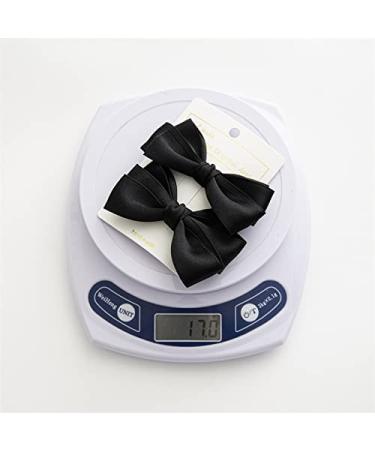 Black Bowknot Hair Clips for Girls - Set of 2 Cute Hair Accessories for Kids - Buy Online on GoSupps.com