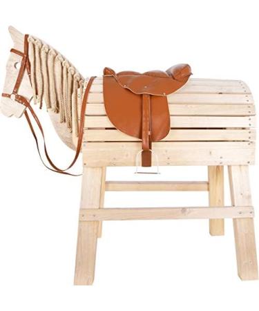 Buy Small Foot Saddle and Bridle Set for Wooden Horse - Adjustable Strap Imitation Leather Ages 3+ Model 11906 - International Shipping Available - Buy Online on GoSupps.com