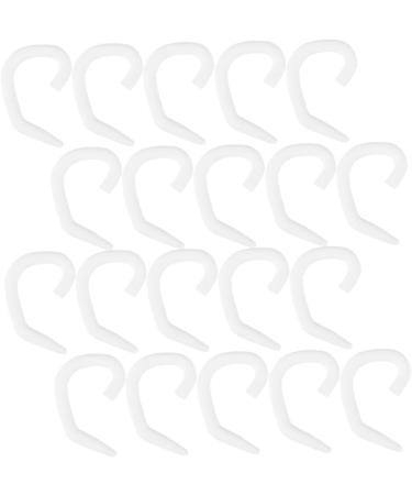 Healeved 60 STK Face Cover Hooks for Headphones - Anti-Strangulation Mask Hooks Clothes Rack Hearing Protection White 4.8x3.3cm 3PCS - International Shipping - Buy Online on GoSupps.com