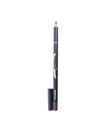 Long Lip Pencil by NYX Cosmetics LPL17 Nutmeg Brown 1 Count (Pack of 1)