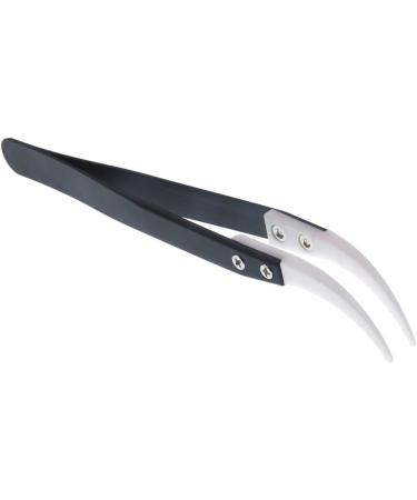 Multi-Function Tool Precision Tweezers Ceramic Tweezers Stainless Steel Industrial Ceramic Tweezers Insulated Straight Elbow (Tweezer Tip Type : 3 Set Tips) (Size : Little Curved (Size : Big Curved Big Curved Tweezer