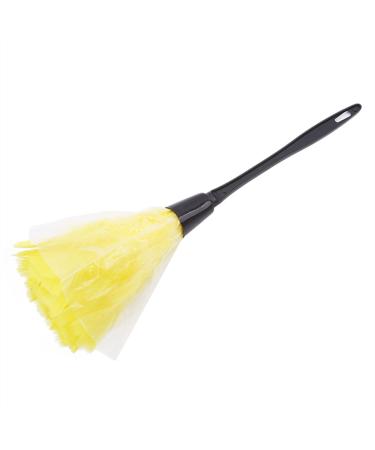 Tools Set Feather Duster Multicolor Feather Duster Anti Static Dust Brush Black Plastic Handle Dusters for Computer Window Home Cleaning Tools Handle Dusters(Color:Multicolor)