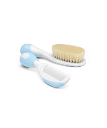 Chicco Blue Comb and Brush Set - Gentle Grooming for Babies | 400g | International Shipping Available - Buy Online on GoSupps.com
