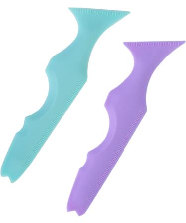 FOMIYES 4 Pcs Silicone Beauty Ruler Eyeliner Pencil Eyeliner Guard Shield Eyeliner Template Blindfold Bevel - Buy Online on GoSupps.com