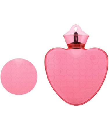 Buy GIVBRO Heart-Shaped PVC Hot Water Bottle - 1000 ml Smooth Double-Sided Design | Durable & Perfect for Pain Relief | International Shipping - Buy Online on GoSupps.com