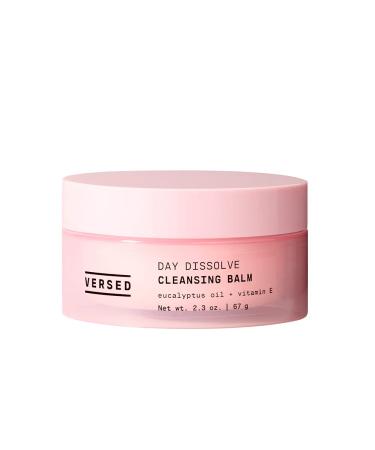 Versed Day Dissolve Cleansing Balm - Gentle  Milky Oil-Based Cleanser to Remove Makeup  Dirt and Oil - Vitamin E and Jojoba Oil Moisturizes Skin While Cleansing Residue-Free - Vegan (2.3 oz)