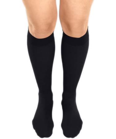 Shop Medi Mediven Angio Short CCL1 AD Compression Stockings - Black Small Foot | International Shipping Available - Buy Online on GoSupps.com