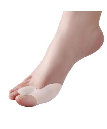 Hallux Valgus corrector - Medical silicone - wound spreader - anti -chafing - finger separator - gel - pain relief - pack with 6 white pieces - Christmas and birthday gift idea