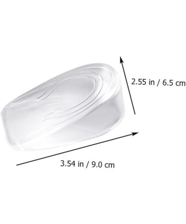 FOMIYES Height Increasing Insoles - 4 Pairs Gel Heel Cushions for Men | Invisible Shoe Lift Inserts for Extra Height - Buy Online on GoSupps.com
